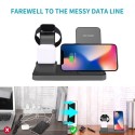 Induction charging station with Full HD WIFI camera