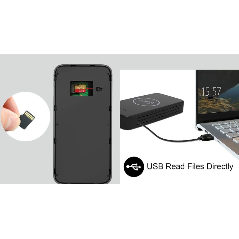 Batería Externa con Cámara 180 Días de Detección de Movimiento Full HD