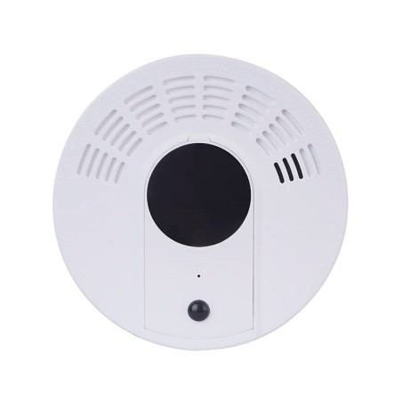 Smoke detector camera WIFI long battery life 1 year motion detection
