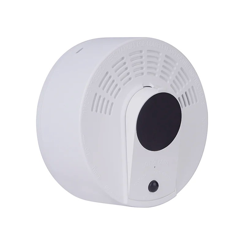 Smoke detector camera WIFI long battery life 1 year motion detection