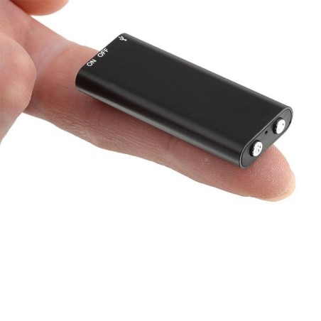 Mini micro grabadora reproductor mp3 10 horas de grabación.