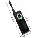 Detector de cámaras ocultas, micrófonos y GPS