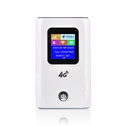Routeur modem 4G mobile WiFi double cartes SIM avec batterie 5200mAh